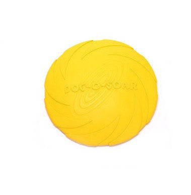 Dog Rubber Flying Disc Toy – Durable Chew & Fetch Toy