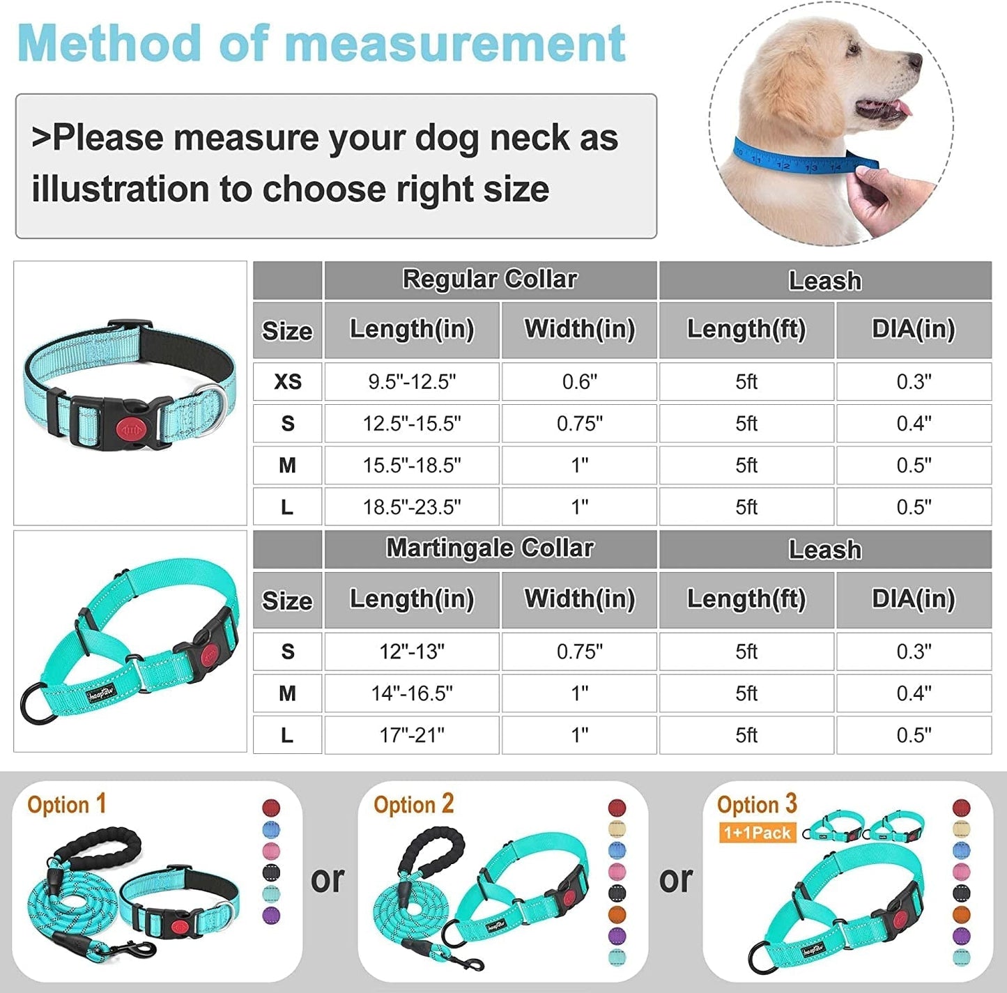 2-Pack Dog Training Collars – Adjustable for All Sizes
