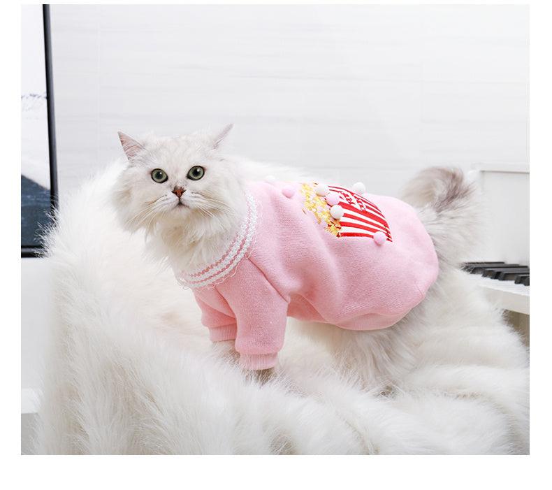 Warm Casual Cat Clothes – Cozy Pet Outfit