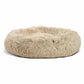 Round Plush Dog Bed – Soft Cozy Bed for Small Pets