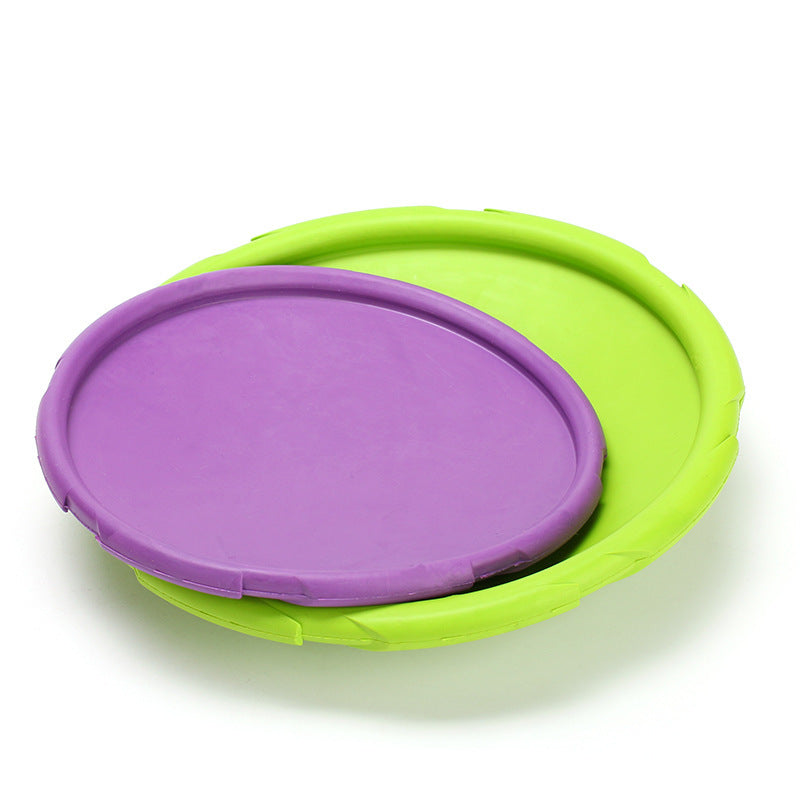 Dog Rubber Flying Disc Toy – Durable Chew & Fetch Toy