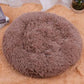 Round Plush Dog Bed – Soft Cozy Bed for Small Pets