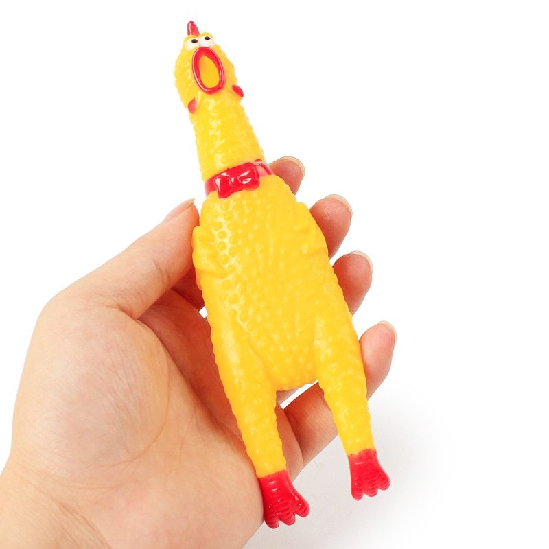 Funny Screaming Chicken Pet Toy – Squeaky Chew Toy for Dogs