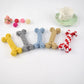 Knitted Knot Cotton Rope Bone Toy – Chew & Tug Toy for Dogs