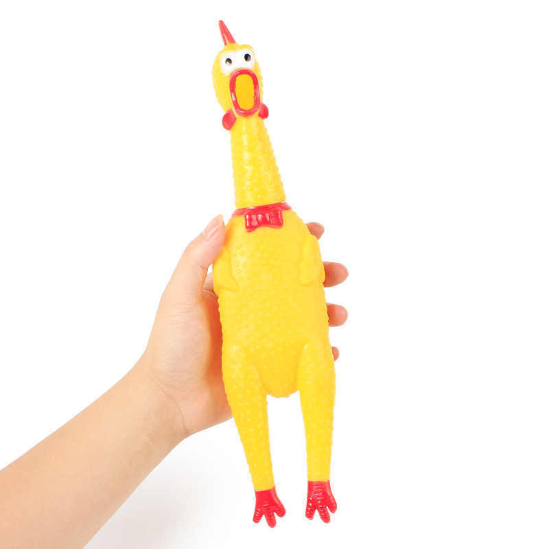 Funny Screaming Chicken Pet Toy – Squeaky Chew Toy for Dogs