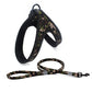 Night-Safe Dog Harness & Leash Set – Reflective Walking Gear