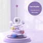 4-Level Cat Toy Tower Turntable – Interactive Play Center