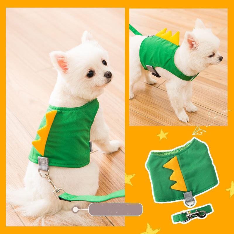Cute Dog Harness & Leash Set – Comfortable Pet Walking Gear