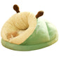 Slippers-Shaped Warm Pet Bed – Cozy Lounger for Cats & Dogs