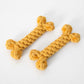 Knitted Knot Cotton Rope Bone Toy – Chew & Tug Toy for Dogs