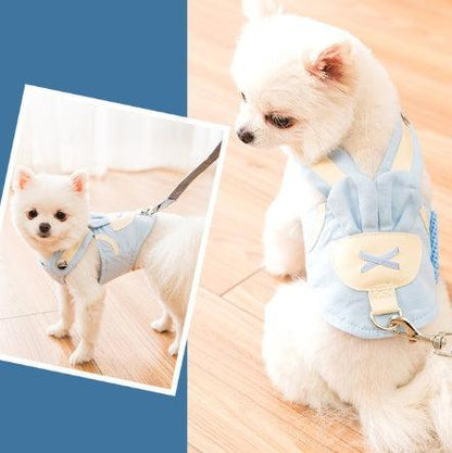Cute Dog Harness & Leash Set – Comfortable Pet Walking Gear