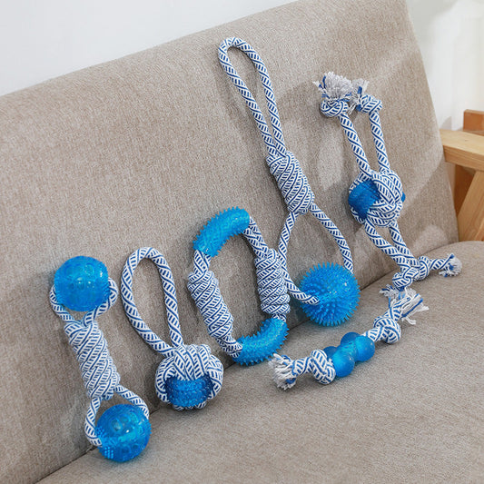 Ocean Series Rope Dog Molar Toy – Chew & Tug Toy