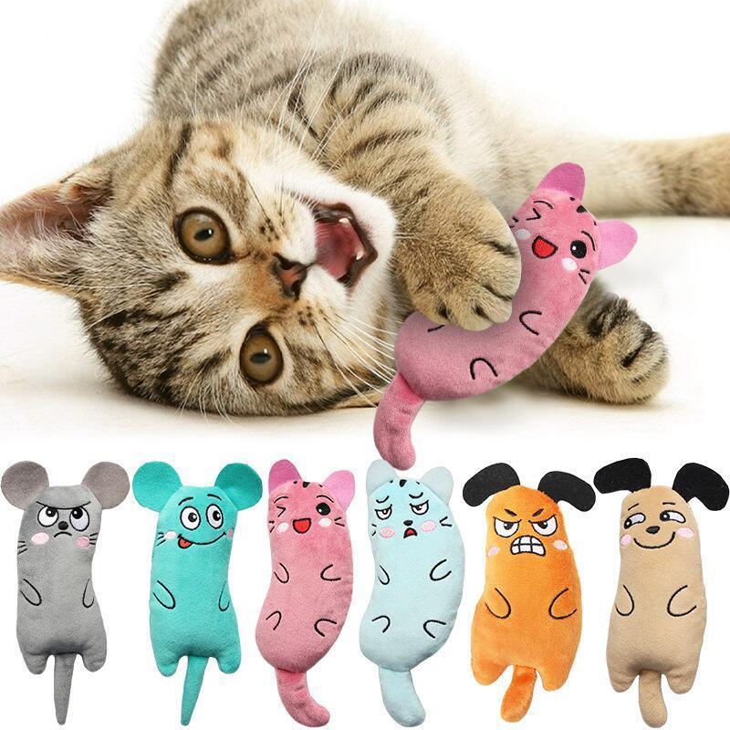 Plush Embroidered Catnip Toys – Fun Play for Cats