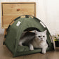 Foldable Cooling Tent Cat Bed – Portable Shade Shelter for Pets