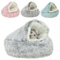 Plush Self-Warming Pet Bed – Cozy Indoor Bed for Cats & Small Dogs