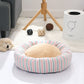 Flax Tart Comfy Pet Bed – Soft Cozy Lounger for Cats & Dogs