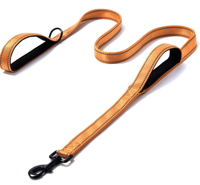 Pet Double Handle Pull Leash – Control & Comfort for Dogs