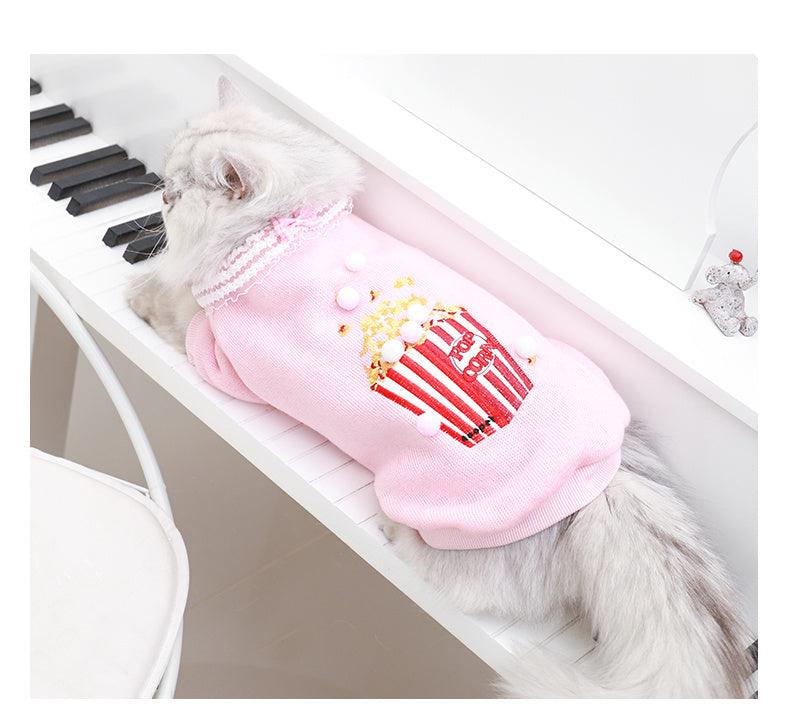 Warm Casual Cat Clothes – Cozy Pet Outfit