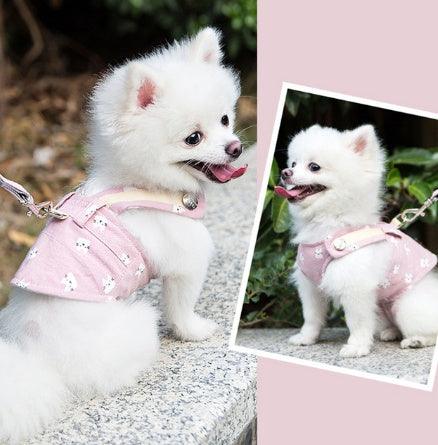 Cute Dog Harness & Leash Set – Comfortable Pet Walking Gear