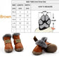 Waterproof Fleece-Lined Dog Snow Boots – Warm Winter Paw Protection