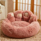 Fleece-Lined Large Dog Bed – Warm Cozy Pet Lounger