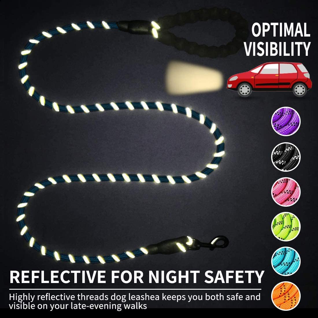 Retractable Luminous Pet Leash – Night-Safe Dog Walking
