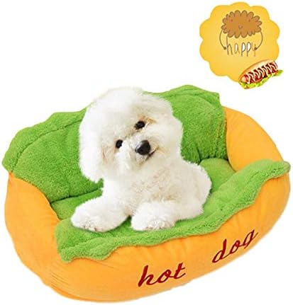 Japanese Akita Hot Dog Bed – Cozy Plush Lounger for Dogs