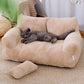 Luxury Warm Pet Sofa Bed – Plush Lounger for Dogs & Cats