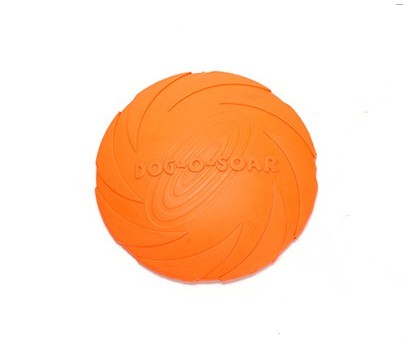 Dog Rubber Flying Disc Toy – Durable Chew & Fetch Toy