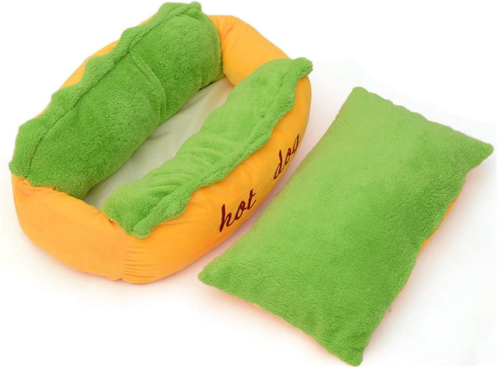 Japanese Akita Hot Dog Bed – Cozy Plush Lounger for Dogs