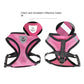 Adjustable Reflective Pet Harness – Dog & Cat Control Vest with Leash