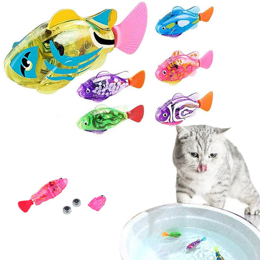 Interactive Electric Fish Cat Toy – Moving Water Play Toy