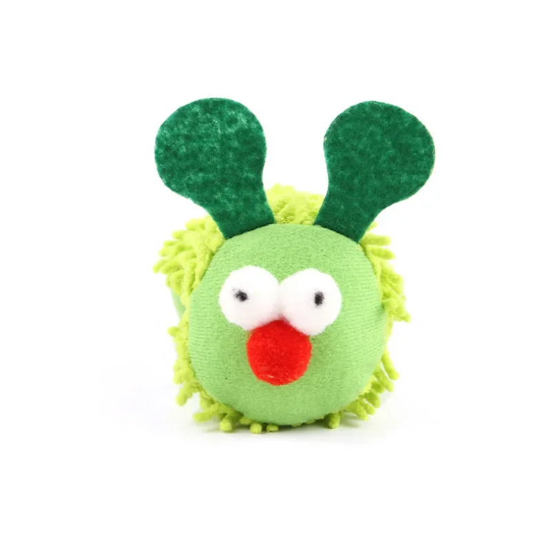 Caterpillar Catnip Chew Toy – Interactive Silvervine Molar Toy