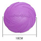 Dog Rubber Flying Disc Toy – Durable Chew & Fetch Toy