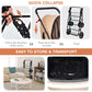 4-in-1 Double Pet Stroller with Detachable Carrier and Travel Carriage