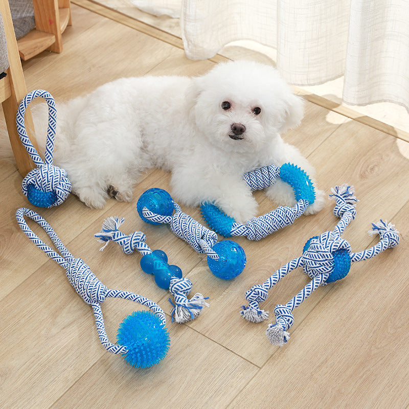 Ocean Series Rope Dog Molar Toy – Chew & Tug Toy