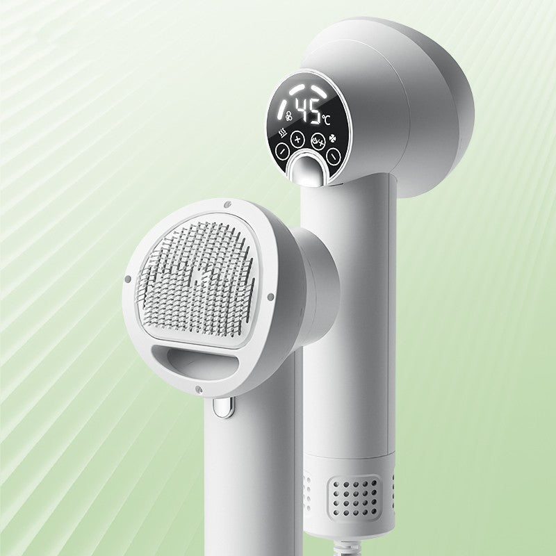 Smart Pet Hair Dryer & Comb – Silent Grooming for Dogs & Cats