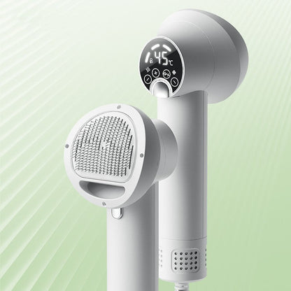 Smart Pet Hair Dryer & Comb – Silent Grooming for Dogs & Cats