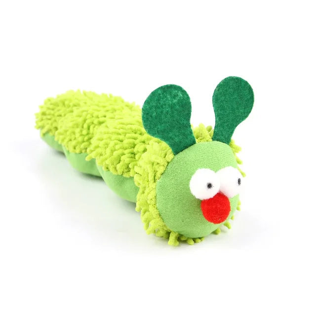 Caterpillar Catnip Chew Toy – Interactive Silvervine Molar Toy