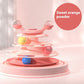 4-Level Cat Toy Tower Turntable – Interactive Play Center