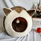 Cat Cave Bed – Cozy Hideaway with Non-Slip Bottom