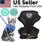Adjustable Reflective Pet Harness – Dog & Cat Control Vest with Leash