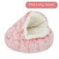 Plush Self-Warming Pet Bed – Cozy Indoor Bed for Cats & Small Dogs