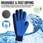 Pet Grooming Gloves – Deshedding & Massage Mitts for Dogs & Cats