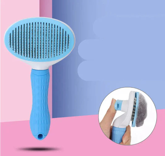 Pet Hair Removal Comb – Grooming Tool for Dogs & Cats