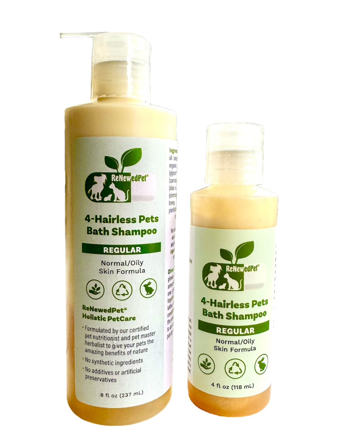 4-Hairless Pets Regular Shampoo & Conditioner – Gentle Pet Care