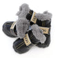 Waterproof Fleece-Lined Dog Snow Boots – Warm Winter Paw Protection
