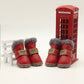 Waterproof Fleece-Lined Dog Snow Boots – Warm Winter Paw Protection