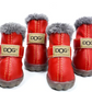 Waterproof Fleece-Lined Dog Snow Boots – Warm Winter Paw Protection