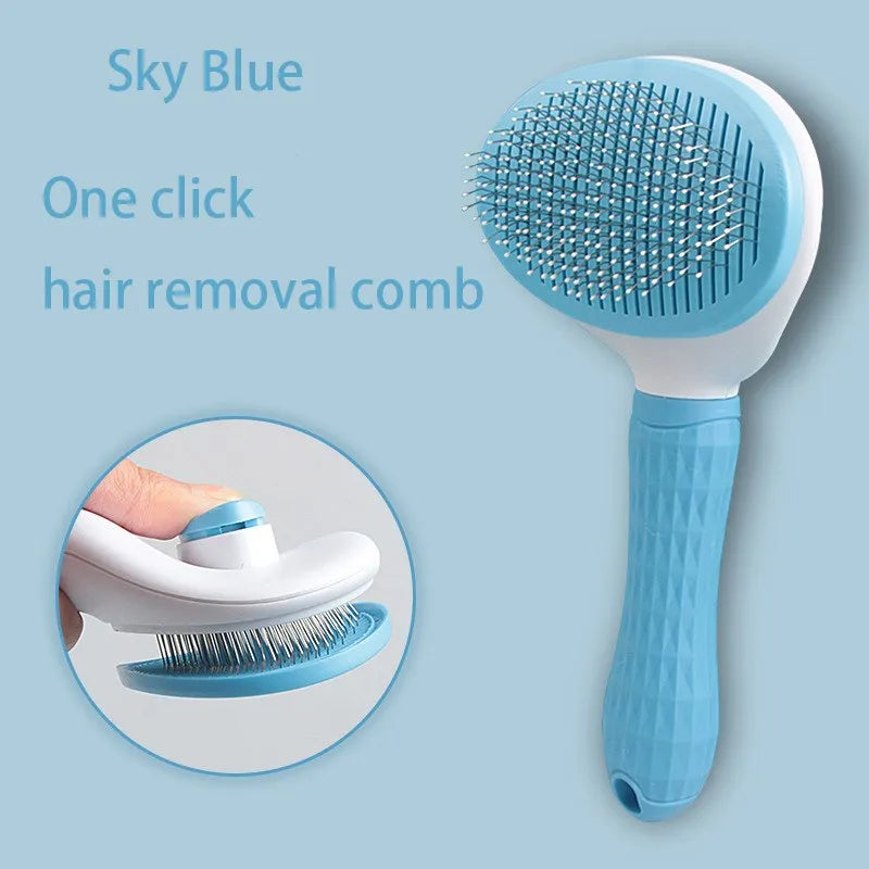 Pet Hair Brush – Grooming Comb for Dogs & Cats